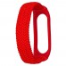 Ремешок нейлоновый Braided rope для Xiaomi Mi Band 3/ 4/ 5/ 6 размер S красный