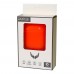 Чехол силиконовый Clear Neon с карабином для Apple AirPods/ AirPods 2 цвет 08 оранжевый