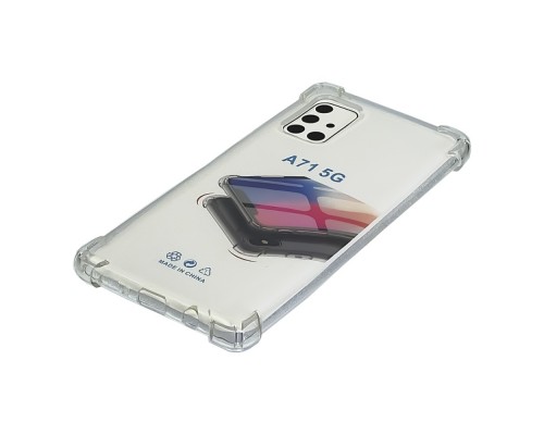 Чехол TPU shockproof angle для Samsung Samsung A71 5G прозрачный