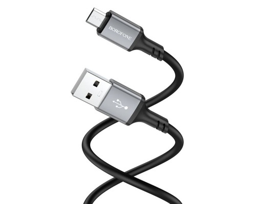Кабель Borofone BX83 USB to MicroUSB 1m черный