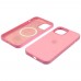 Чехол Full Silicone Case MagSafe для Apple iPhone 12 Pro Max 19 розовый копия