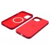 Чехол Full Silicone Case MagSafe для Apple iPhone 12/ 12 Pro 14 кораллово-розовый копия