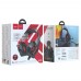 Наушники проводные полноразмерные Hoco W102 игровые с микрофоном и подсветкой Jack 3.5 / USB черно-красные