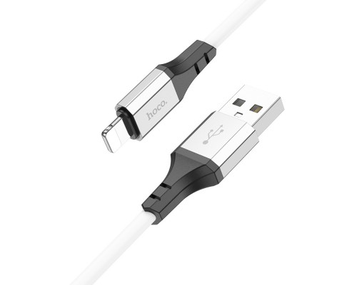 Кабель Hoco X86 USB to Lightning 1m белый