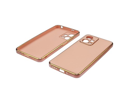 Чехол Glossy Color для Xiaomi Redmi Note 12 5G (6,67") (165,88 x 76,21 x 7,98 мм) цвет 2 розовый