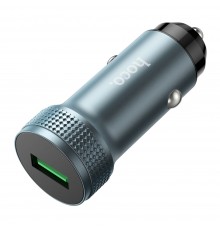 Автомобильное зарядное устройство Hoco Z49A USB QC3.0 серое