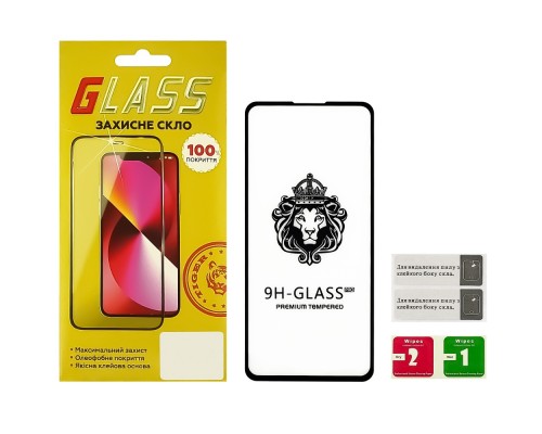 Защитное стекло для Xiaomi Mi 9T/ K20 Pro Full Glue Lion (0.3 мм, 2.5D, чёрное)