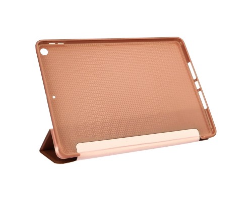 Чехол-книжка Honeycomb Case для Apple iPad 10.2 (2019/ 2020/ 2021) цвет 06 розово-золотистый