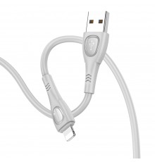 Кабель Borofone BX98 USB to Lightning 1m серый