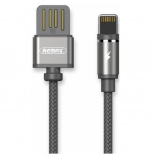 Кабель Remax RC-095i магнитный USB to Lightning 1m серый