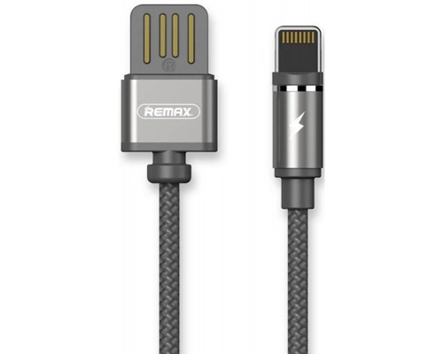 Кабель Remax RC-095i магнитный USB to Lightning 1m серый