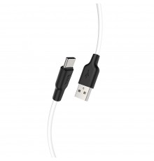 Кабель Hoco X21 Plus USB to Type-C 1m черно-белый