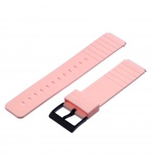 Ремешок силиконовый для Xiaomi Amazfit 18mm пудрово-розовый