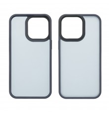 Чехол Colorful Matte Case для Apple iPhone 15 Pro темно-синий Люкс
