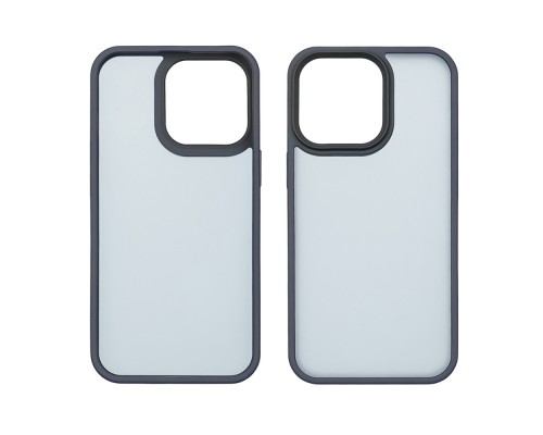 Чехол Colorful Matte Case для Apple iPhone 15 Pro темно-синий Люкс