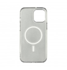 Чехол силиконовый MagSafe для Apple iPhone 12 Pro Max прозрачный