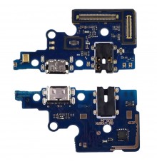 Разъём зарядки для Samsung A705 Galaxy A70 (2019) на плате с микросхемой, микрофоном и компонентами