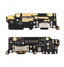 Разъём зарядки для Xiaomi Mi6X/ Mi A2 (USB Type-C) на плате с микрофоном и компонентами