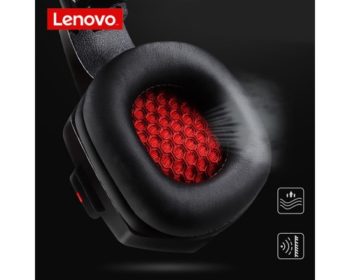 Наушники накладные игровые Lenovo HU85 чёрные