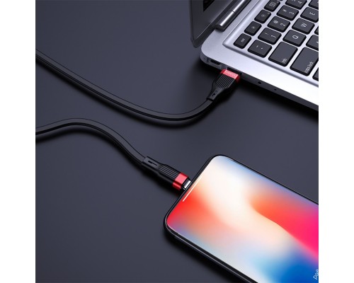 Кабель Hoco U72 USB to Lightning 1.2m черный