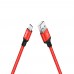 Кабель Hoco X14 USB to MicroUSB 1m красный