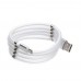 USB кабель магнитный Supercalla Micro 1m белый