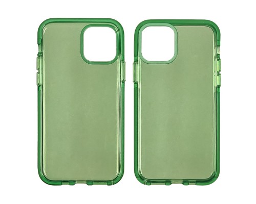 Чехол силиконовый Clear Neon для Apple iPhone 12 Pro Max цвет 05 зелёный