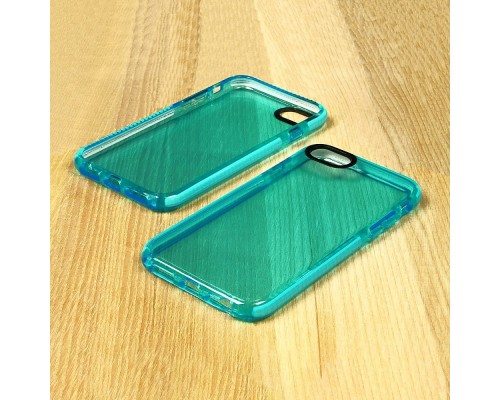 Чехол силиконовый Clear Neon для Apple iPhone 7/ 8/ Se2020 цвет 09 голубой