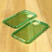 Чехол силиконовый Clear Neon для Apple iPhone 12 Pro Max цвет 05 зелёный