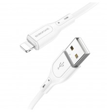 Кабель Borofone BX66 USB to Lightning 1m белый