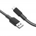 Кабель Hoco X69 USB to MicroUSB 1m черно-белый