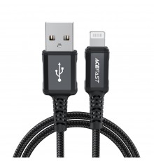 Кабель Acefast C4-02 USB to Lightning 1.8m черный