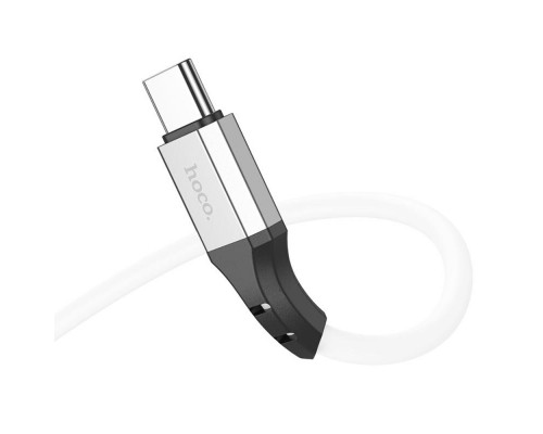 Кабель Hoco X86 USB to Type-C 1m белый