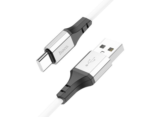 Кабель Hoco X86 USB to Type-C 1m белый