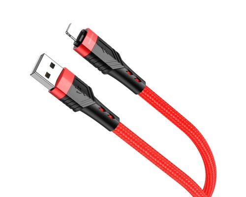 Кабель Borofone BU35 USB to Lightning 1.2m красный