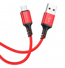 Кабель Borofone BX83 USB to MicroUSB 1m красный