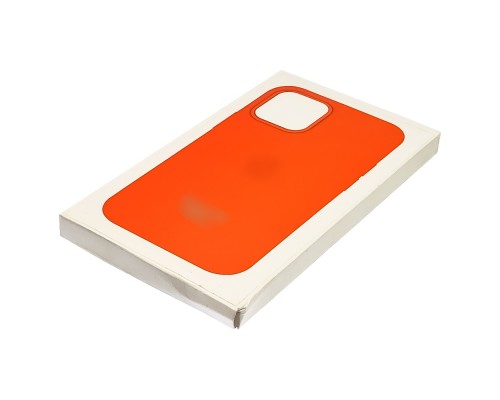 Чехол Full Silicone Case MagSafe для Apple iPhone 12 Pro Max 20 оранжевый копия