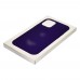 Чехол Full Silicone Case MagSafe для Apple iPhone 12/ 12 Pro 15 тёмно-фиолетовый копия