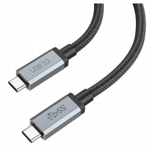 Кабель Hoco US06 USB 3.2 4K Type-C to Type-C PD 100W 2m черный