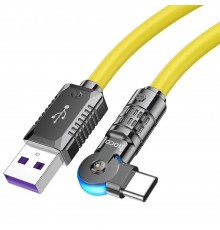 Кабель Hoco U118 USB to Type-C PD 100W 1.2m желтый