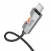 Кабель Hoco U123 USB to Type-C 27W 1m черный
