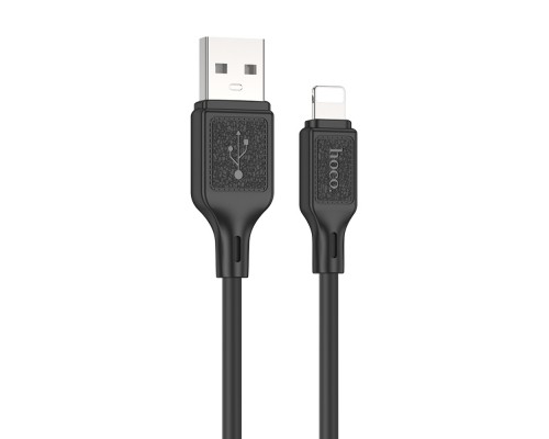 Кабель Hoco X90 USB to Lightning 1m black