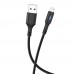 Кабель Hoco U79 с индикатором USB to MicroUSB 1.2m black