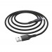 Кабель Hoco U79 с индикатором USB to MicroUSB 1.2m black