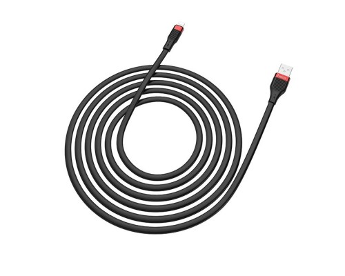 Кабель Hoco U72 USB to Lightning 1.2m черный