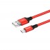 Кабель Hoco X14 USB to MicroUSB 1m красный