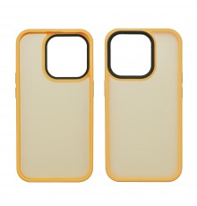 Чехол Colorful Matte Case для Apple iPhone 15 Pro Max оранжевый Люкс