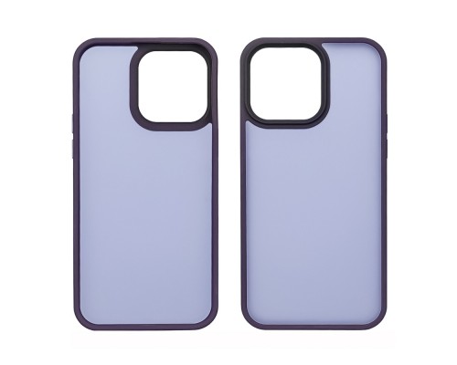 Чехол Colorful Matte Case для Apple iPhone 15 Pro темно-фиолетовый Люкс