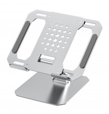 Настольный держатель T3 алюминиевый для ноутбука silver