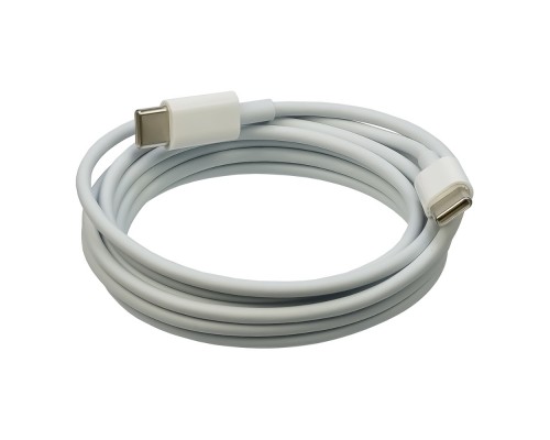 USB кабель Type-C - Type-C 2m белый без упаковки